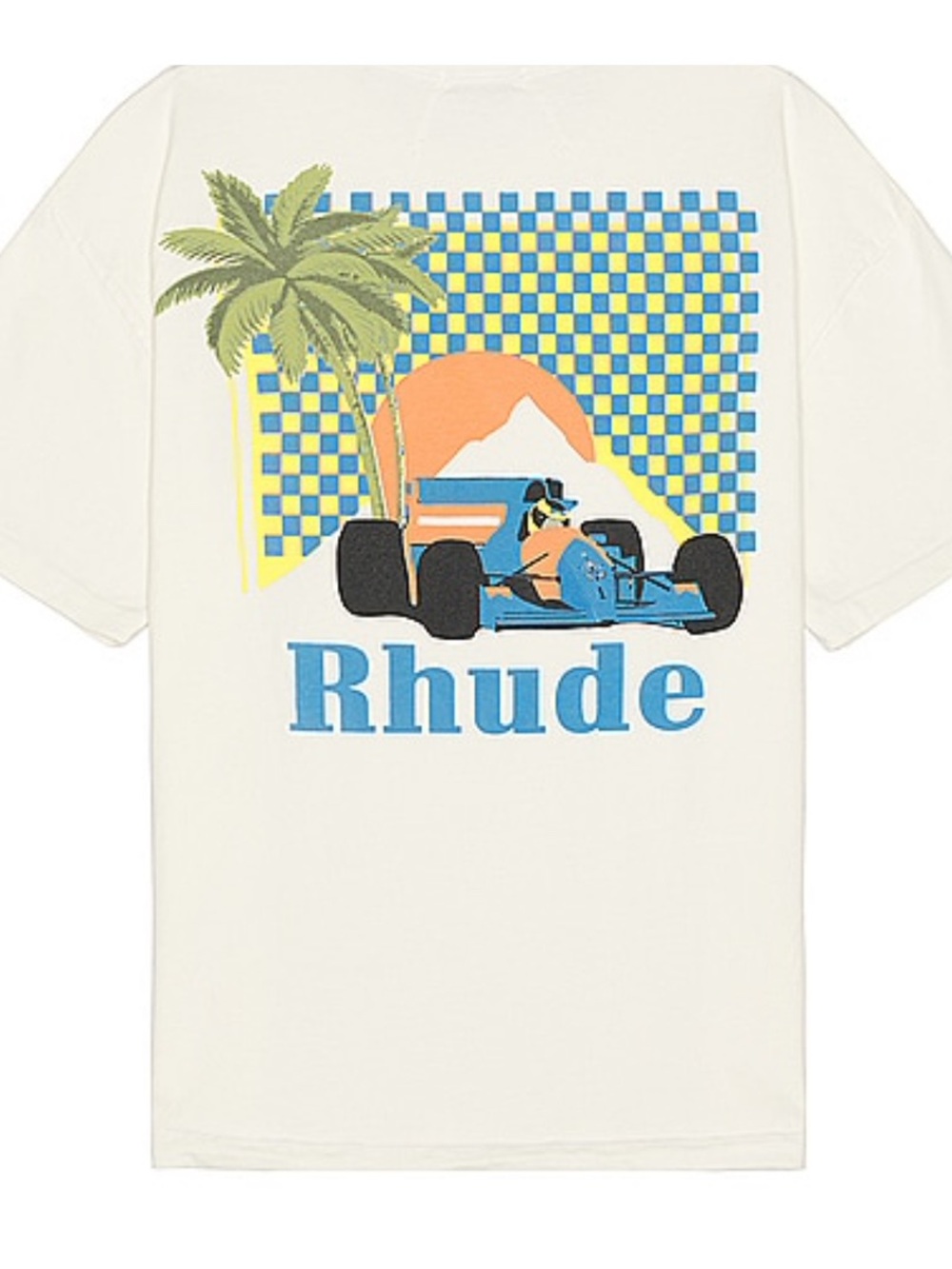 Rhude Moonlight Tropics in Vitg White